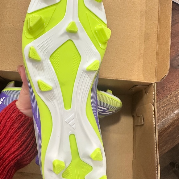 adidas Kids Shoes in Purple and Yellow - Picture 2 of 4